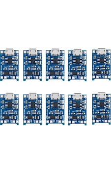 10Lu Micro Usb Tp4056 Bms 5v 1a Korumalı Lityum Pil Şarj Devresi 10Lu Micro Usb Tp4056 Bms 5v 1a Korumalı Lityum Pil Şarj Devresi