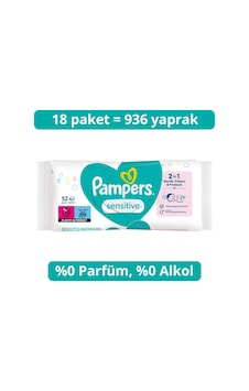 Prima Sensitive Islak Havlu Mendil 52x18 936 Yaprak Tekli Prima Sensitive Islak Havlu Mendil 52x18 936 Yaprak Tekli