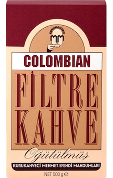 Kurukahveci Mehmet Efendi Colombian Öğütülmüş Filtre Kahve 3 x 500 G Kurukahveci Mehmet Efendi Colombian Öğütülmüş Filtre Kahve 3 x 500 G