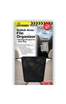 Organizer Koltuk Arası File Siyah 25cmx28cm Organizer Koltuk Arası File Siyah 25cmx28cm
