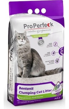 Pro Perfeck Lavanta Kokulu İnce Taneli Bentonit Kedi Kumu 10 L Pro Perfeck Lavanta Kokulu İnce Taneli Bentonit Kedi Kumu 10 L