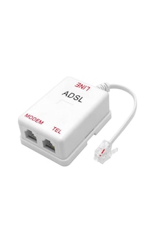 Afn008 Adsl Splitter - Modem Ve Telefon Sinyal Ayırıcı Filtre