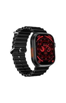 İos Ve Android Uyumlu Akıllı Saat Ra23 Smart Watch 49mm Ip67 Sertifikalı Siyah Siyah