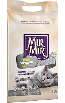 MırMır Aktif Karbonlu Extra Güçlü Topaklaşan Bentonit Kedi Kumu 10 L MırMır Aktif Karbonlu Extra Güçlü Topaklaşan Bentonit Kedi Kumu 10 L