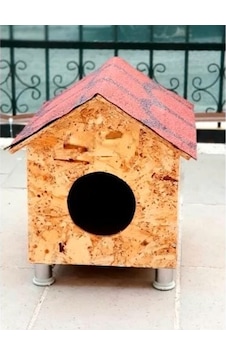 Berilya Su Geçirmez Dış Mekan Ahşap Kedi Evi 35 x 40 x 42 CM Berilya Su Geçirmez Dış Mekan Ahşap Kedi Evi 35 x 40 x 42 CM