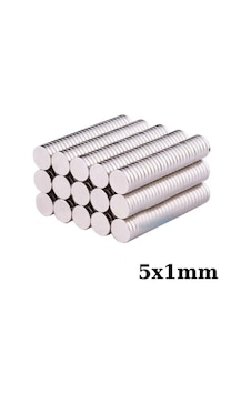 5x1mm Neodyum Güçlü Mıknatıs - Neodim Magnet 5x1mm Neodyum Güçlü Mıknatıs - Neodim Magnet