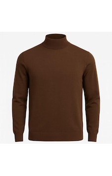 Fabio Cassani Slim Fit Polo Yarım Balıkçı Uzun Kol Erkek Triko - 7425 Kahverengi Fabio Cassani Slim Fit Polo Yarım Balıkçı Uzun Kol Erkek Triko - 7425 Kahverengi