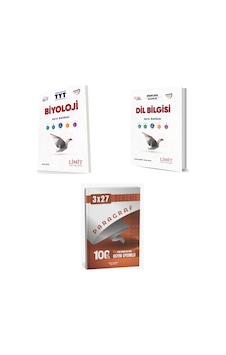 2027 Limit Tyt Biyoloji + Türkçe Dil Bilgisi Soru + Anla Kazan Paragraf Deneme 3'lü Set 2027 Limit Tyt Biyoloji + Türkçe Dil Bilgisi Soru + Anla Kazan Paragraf Deneme 3'lü Set