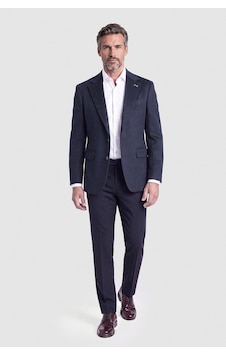 Bisse Koyu Lacivert Süet Dokulu Düğmeli Blazer Ceket Pck26k26203 40 Bisse Koyu Lacivert Süet Dokulu Düğmeli Blazer Ceket Pck26k26203 40
