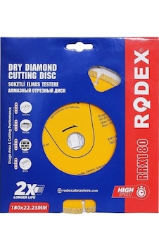 Rodex Elmas Kesme Disk Testeresi 180x22 23 Mm Rrx180 Rodex Elmas Kesme Disk Testeresi 180x22 23 Mm Rrx180