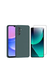 Vendas Samsung Galaxy Uyumlu  A37 Kılıf Zore Mara Lansman Kapak + Cam Ekran Koruyucu Yeşil