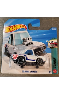Hot Wheels Tooned 70 Dodge Charger Beyaz 1:64 Metal Model Araba 188/250