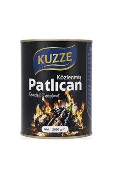Kuzze Közlenmiş Patlıcan Doğranmış Teneke 2800 G