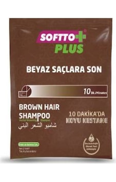 Softto Plus Brown Hair Şampuan 21 ML Softto Plus Brown Hair Şampuan 21 ML