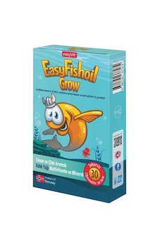 Easyfishoil Grow Çocuk 30 Çiğneme Form