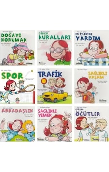 Ada Bunu Biliyor Seri 9Kitap Katlamalı Kitaplar Okulöncesi-1Sınıf