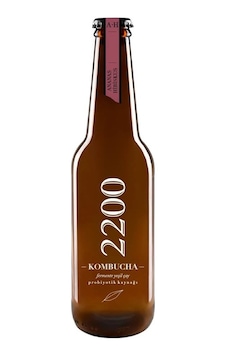 Kombucha Ananas Hibisküs Fermente Yeşil Çay 330 ML Kombucha Ananas Hibisküs Fermente Yeşil Çay 330 ML