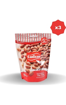 Tadım Tuzlu Kavrulmuş Yer Fıstığı 3 x 180 G Tadım Tuzlu Kavrulmuş Yer Fıstığı 3 x 180 G