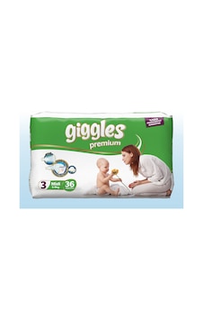 Giggles Bebek Bezi 3 Numara Midi 36 Adet Giggles Bebek Bezi 3 Numara Midi 36 Adet