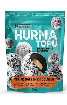 Harras Hindistan Cevizi Kaplı Hurma Topları 96 Gr
