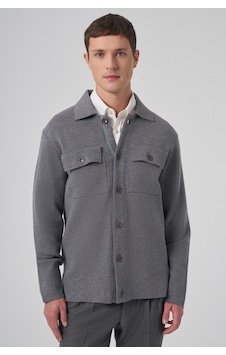 Morven Erkek Gri Trend Kapaklı Cepli Düğmeli Hırka 26ks012003100 Gri Morven Erkek Gri Trend Kapaklı Cepli Düğmeli Hırka 26ks012003100 Gri