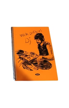 Tokaç A4 Müzik Defteri Spiralli Pp Kapak 40 Yp-turuncu Dj