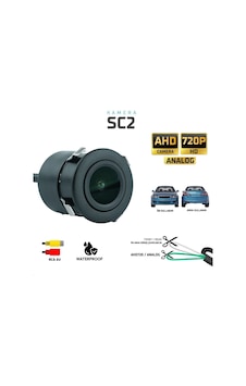 Sentinel Sc2 Ahd 720p Araç Ön/arka Görüş Kamerası Su Geçirmez Mini Gömme Model Sentinel Sc2 Ahd 720p Araç Ön/arka Görüş Kamerası Su Geçirmez Mini Gömme Model