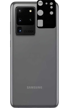 Samsung Galaxy Uyumlu S20 Ultra Zore 3D Kamera Camı-Siyah Siyah Samsung Galaxy Uyumlu S20 Ultra Zore 3D Kamera Camı-Siyah Siyah