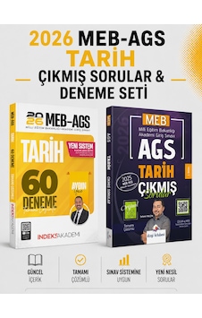 Dizgi Kitap 2026 Meb Ags Tarih Çıkmış Sorular & Meb-ags Tarih 60 Deneme İndeks Akademi Seti Dizgi Kitap 2026 Meb Ags Tarih Çıkmış Sorular & Meb-ags Tarih 60 Deneme İndeks Akademi Seti
