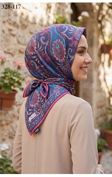Moonscarfs Moonscarf Soft Pamuk Eşarp Lacivert 328-117 Çok Renkli Moonscarfs Moonscarf Soft Pamuk Eşarp Lacivert 328-117 Çok Renkli