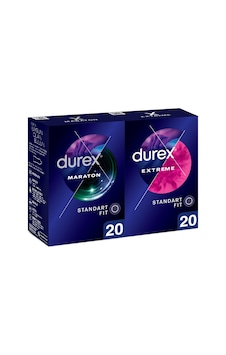Durex Maraton Prezervatif 20'li + Extreme Prezervatif 20'li Durex Maraton Prezervatif 20'li + Extreme Prezervatif 20'li