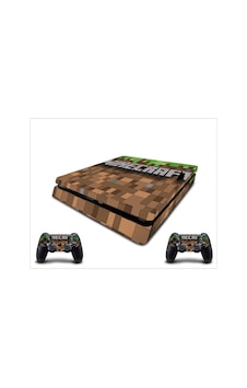 PS4 Slim Minecraft Sticker Seti