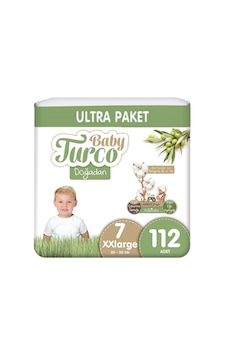 Baby Turco Doğadan 7 Numara Xxlarge Ultra Fırsat Paketi 112 Adet Baby Turco Doğadan 7 Numara Xxlarge Ultra Fırsat Paketi 112 Adet