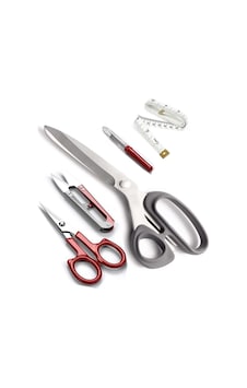 Sol El Makası Solak Plastik Saplı 21 CM Kumaş Kesim Makası Set Sol El Makası Solak Plastik Saplı 21 CM Kumaş Kesim Makası Set