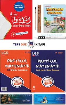 Partikül Matematik 8. Sınıf Lgs Efso - Yeni Nesil Soru Bankası - Partikül Matematik Video Ders Notları Set 2 Kitap Partikül Matematik 8. Sınıf Lgs Efso - Yeni Nesil Soru Bankası - Partikül Matematik Video Ders Notları Set 2 Kitap