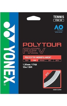 Yonex Poly Tour Rev 1.20 12metre Beyaz Tenis Kordajı Yonex Poly Tour Rev 1.20 12metre Beyaz Tenis Kordajı