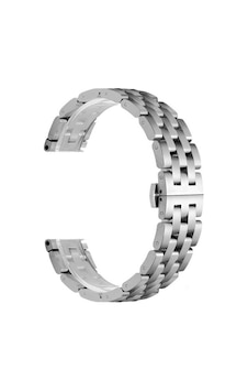 Huawei Watch Gt 3 46mm Uyumlu Krd-20 Metal Omsy Kordon-gümüş