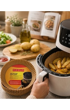 Airfryer Pişirme Kağıdı 100 Lü Yapışmaz Yağ Geçirmez Kağıt Airfryer Pişirme Kağıdı 100 Lü Yapışmaz Yağ Geçirmez Kağıt