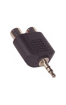3.5 Mm St Erkek / 2Rca Dişi Çevirici Jack