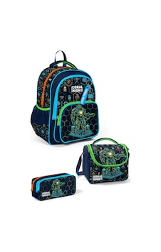 Coral High Kids Lacivert Robot Desenli 3'lü Okul Çanta Seti Set0133246 Amber Coral High Kids Lacivert Robot Desenli 3'lü Okul Çanta Seti Set0133246 Amber