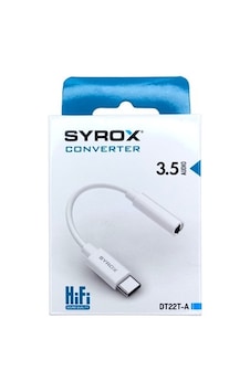 Syrox Dt22t-a Type-c Audıo Dönüştürücü Syrox Dt22t-a Type-c Audıo Dönüştürücü