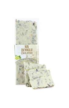 Fildişi Fıstıklı Beyoğlu Çikolatası 250 G Fildişi Fıstıklı Beyoğlu Çikolatası 250 G