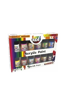 Funny Kids Akrilik Boya 20 Ml 12'li 1950 Funny Kids Akrilik Boya 20 Ml 12'li 1950