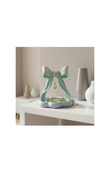 Pastel Rüyası: Dekoratif Fiyonk Tasarımlı Takı Standı- Modern Mini Düzenleyici Çok Renkli Pastel Rüyası: Dekoratif Fiyonk Tasarımlı Takı Standı- Modern Mini Düzenleyici Çok Renkli