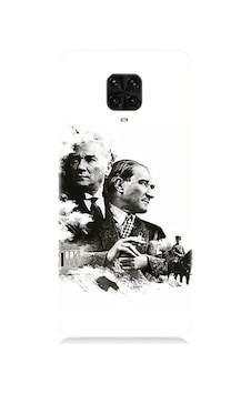 Xiaomi Redmi Note 9 Pro Uyumlu Siyah Beyaz Mustafa Kemal Atatürk Desenli Silikon Kılıf Xiaomi Redmi Note 9 Pro Uyumlu Siyah Beyaz Mustafa Kemal Atatürk Desenli Silikon Kılıf