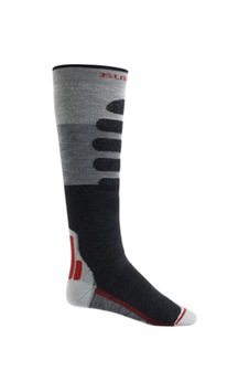 Burton Performance + Midweight Sock Erkek Gri Kayak Çorabı 23151 Burton Performance + Midweight Sock Erkek Gri Kayak Çorabı 23151
