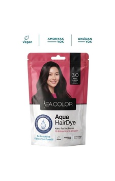 Sea Color Aqua Hair Dye Vegan & Amonyaksız Su İle Aktive Edilen Kalıcı Saç Boyası Toz 3.0 Koyu Kahve Sea Color Aqua Hair Dye Vegan & Amonyaksız Su İle Aktive Edilen Kalıcı Saç Boyası Toz 3.0 Koyu Kahve