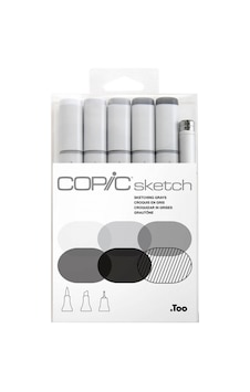 Copic Sketch Marker Seti 6lı Sketching Grays 21 075 681 Copic Sketch Marker Seti 6lı Sketching Grays 21 075 681