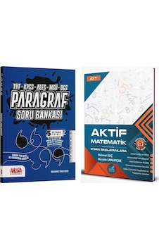 Aktif Öğrenme Ayt Matematik 0 Dan Başlayanlara Ve Akm Paragraf Soru Bankası Seti 2 Kitap Aktif Öğrenme Ayt Matematik 0 Dan Başlayanlara Ve Akm Paragraf Soru Bankası Seti 2 Kitap