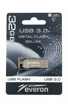 Everon 32 Gb Usb 3.0 Metal Flash Bellek Hızlı Veri Aktarımı Taşınabilir Bellek - Everon 32 Gb Usb 3.0 Metal Flash Bellek Hızlı Veri Aktarımı Taşınabilir Bellek -